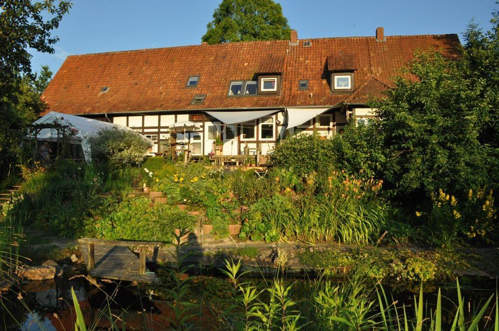 Forsthaus Wilmeroederberg Apartment Polle ภายนอก รูปภาพ